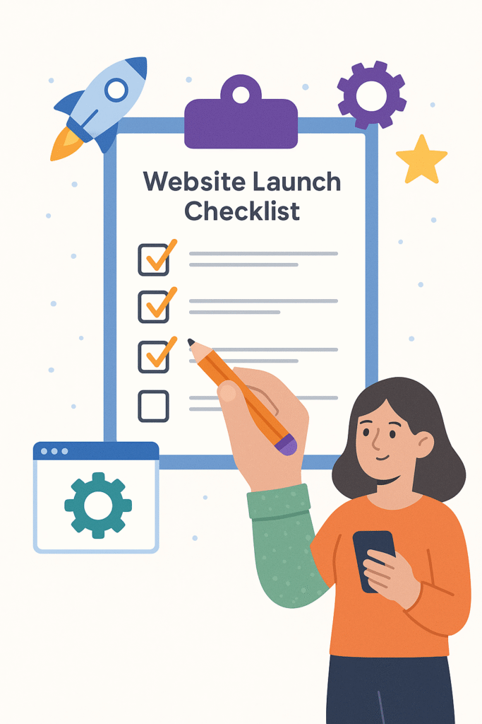 website launch checklist 2025 2026